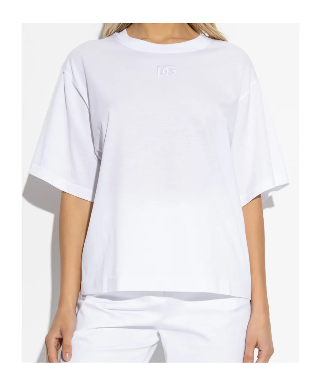 Logo Embroidered Crewneck T-Shirt