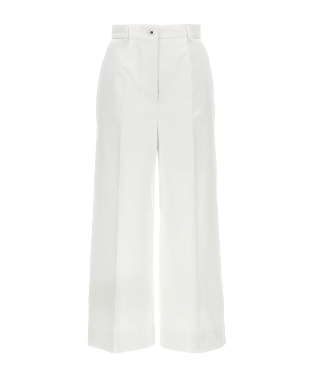 High-Waisted Cropped Pants