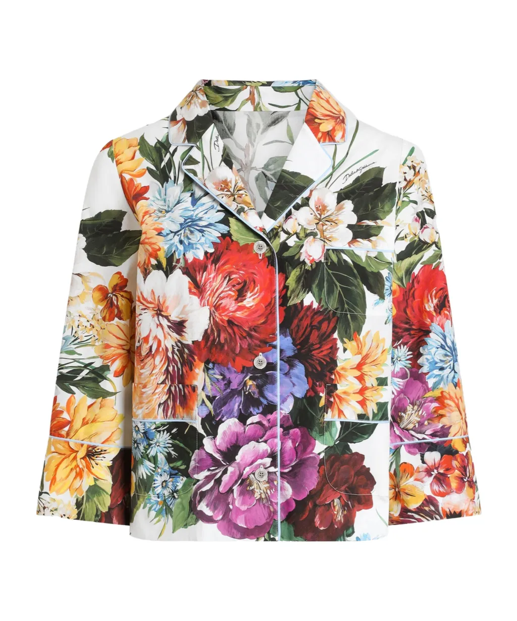 Floral Printed Buttoned Shirt