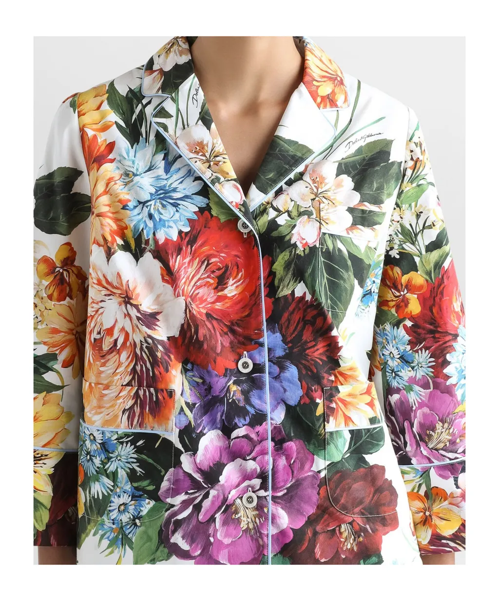 Floral Printed Buttoned Shirt