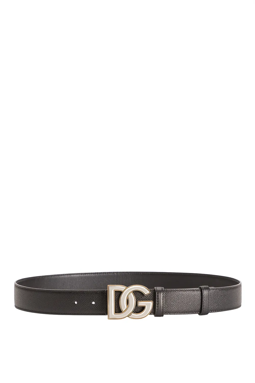 Dg Logo Plaque Buckle Belt