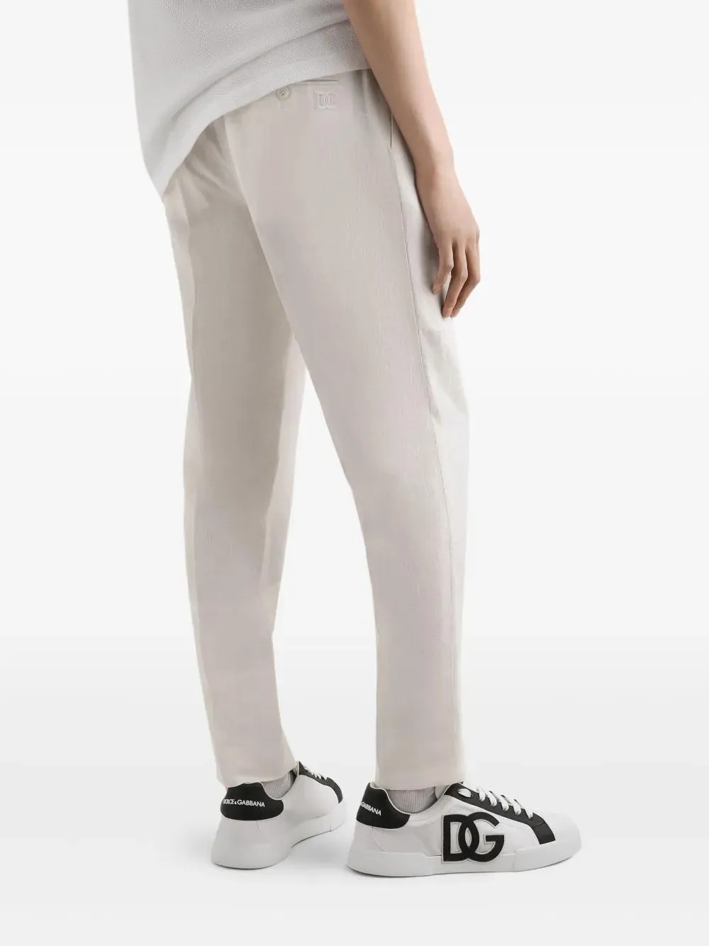 Linen Tapered Trousers