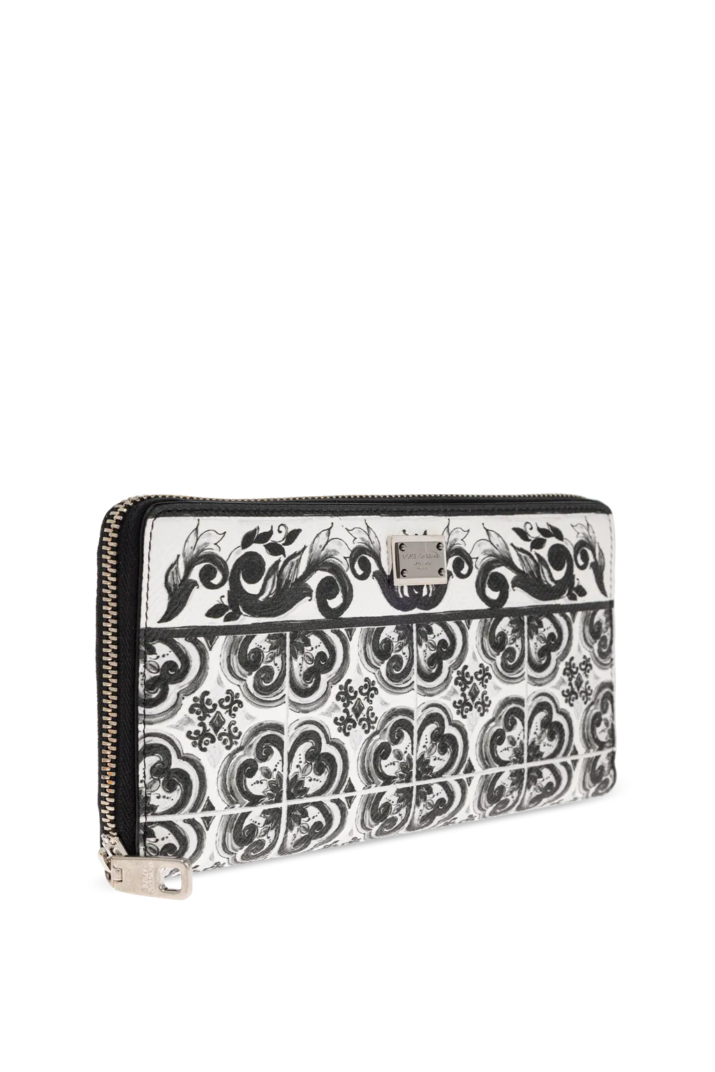 Logo-Plaque Zipped Wallet