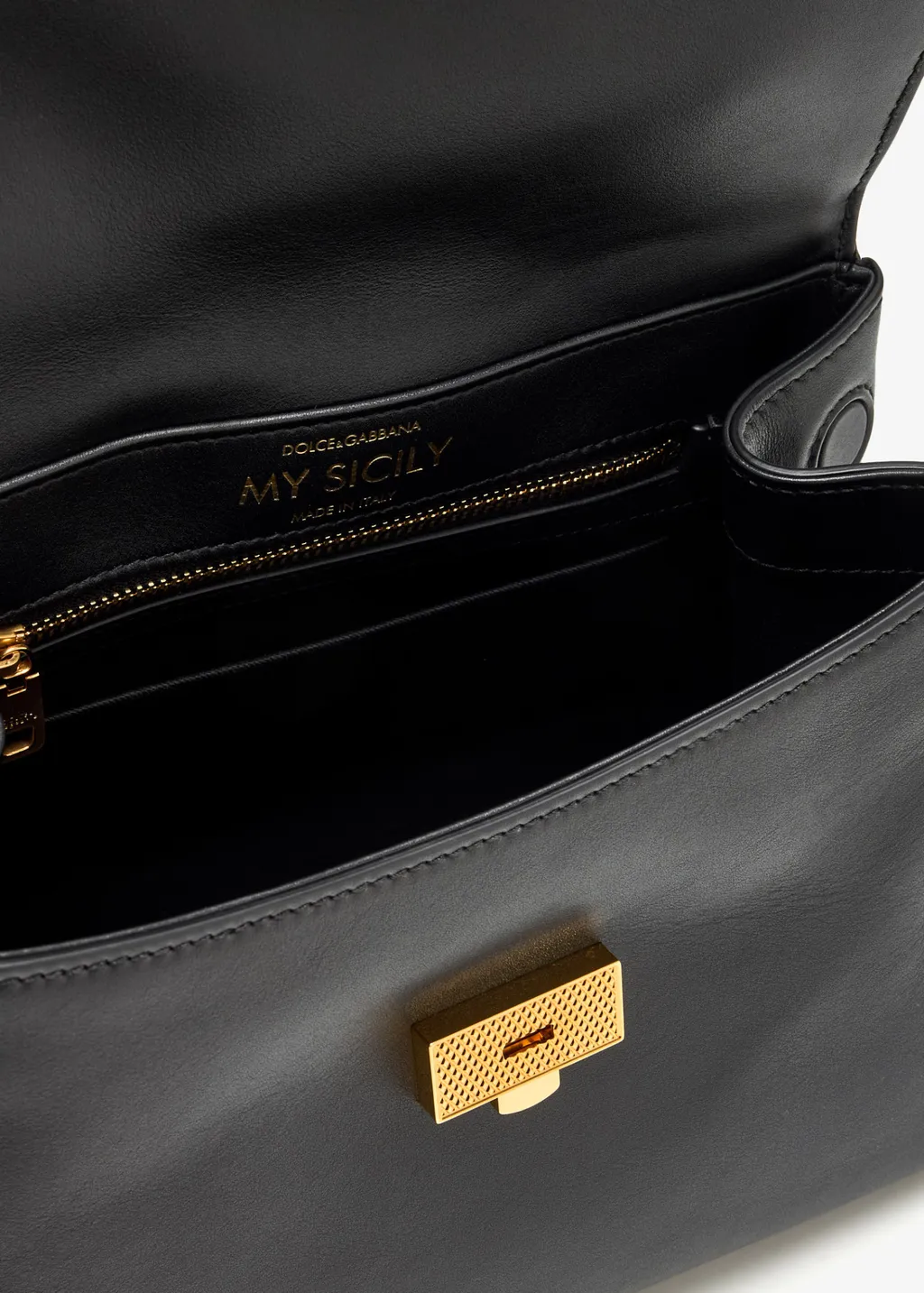 My Sicily Logo Plaque Handbag