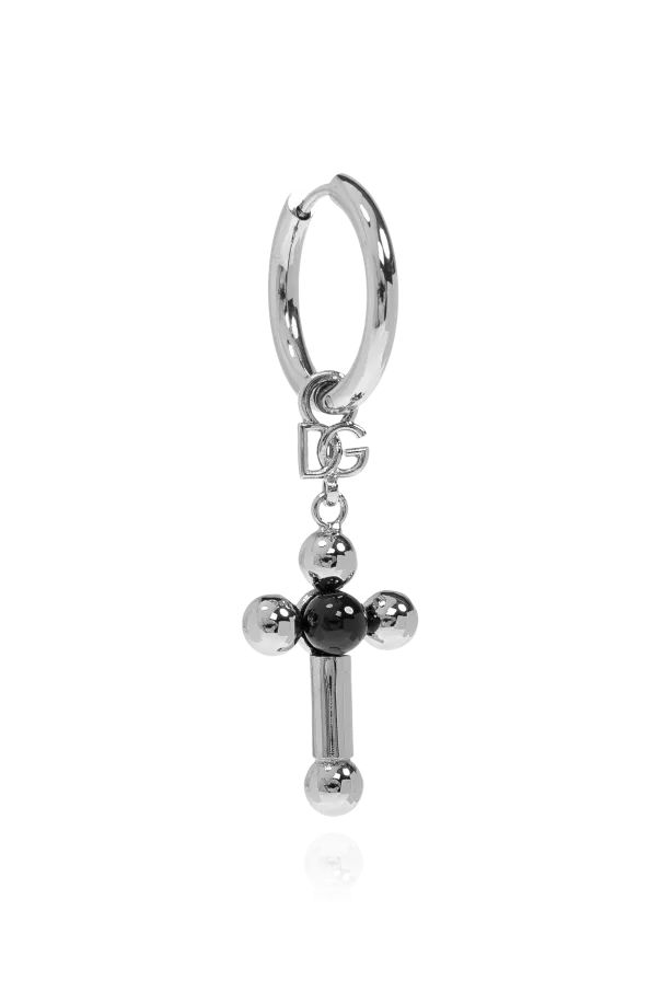 Cross-Pendant Earrings