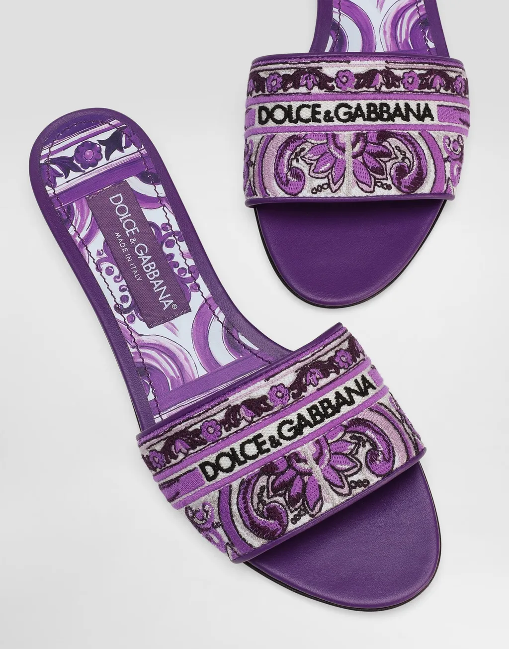 Logo Detailed Slip-On Slides