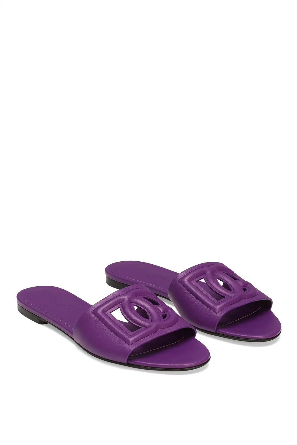 Logo Cut-Out Sandals