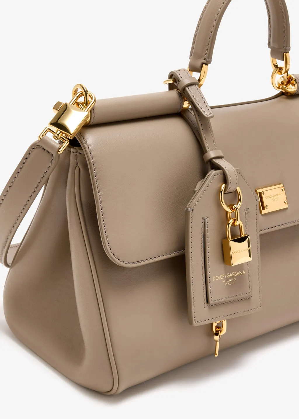 Logo Plaque Medium Sicily Handbag