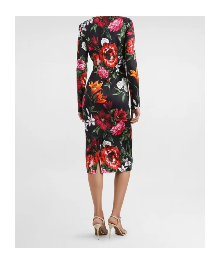 Floral Printed Midi Dress