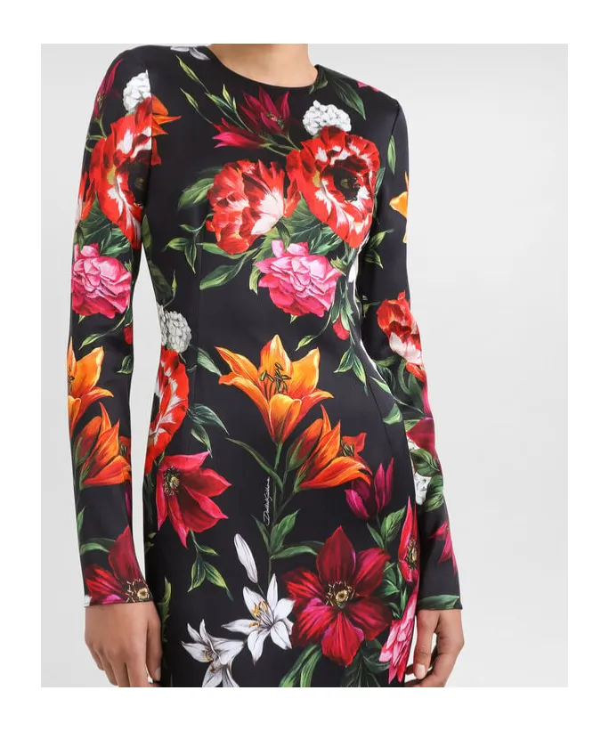 Floral Printed Midi Dress