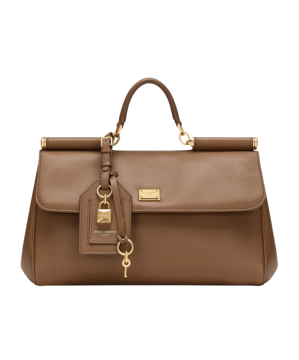 Sicily Foldover Top Tote Bag