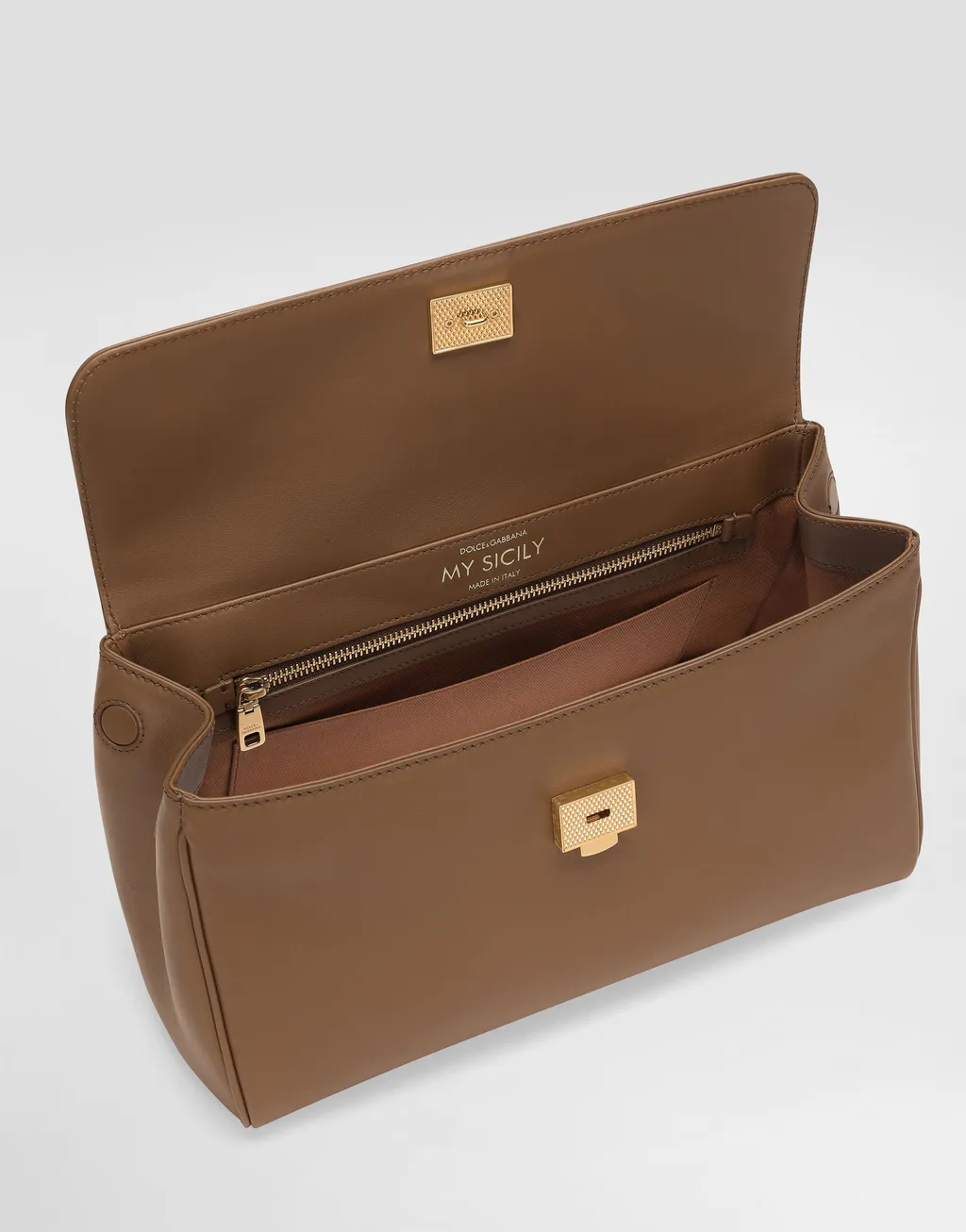 Sicily Foldover Top Tote Bag