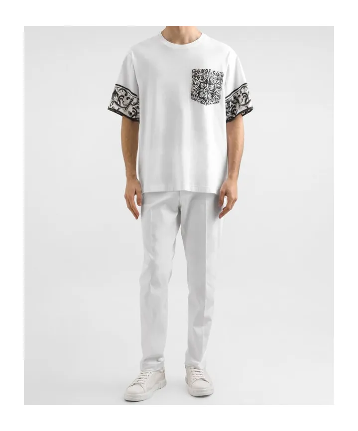Majolica Printed Short-Sleeved T-Shirt