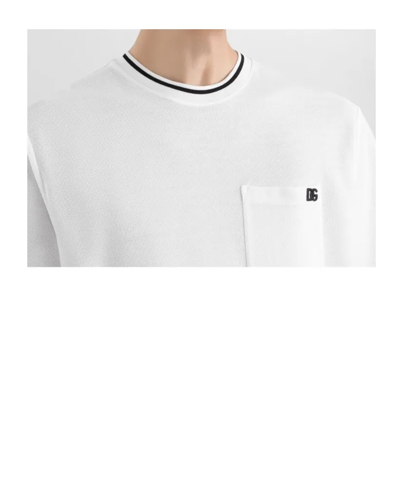 Logo Embroidered Short-Sleeved T-Shirt