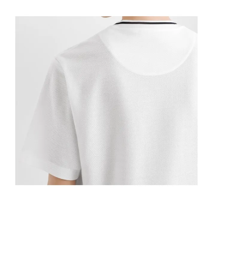 Logo Embroidered Short-Sleeved T-Shirt