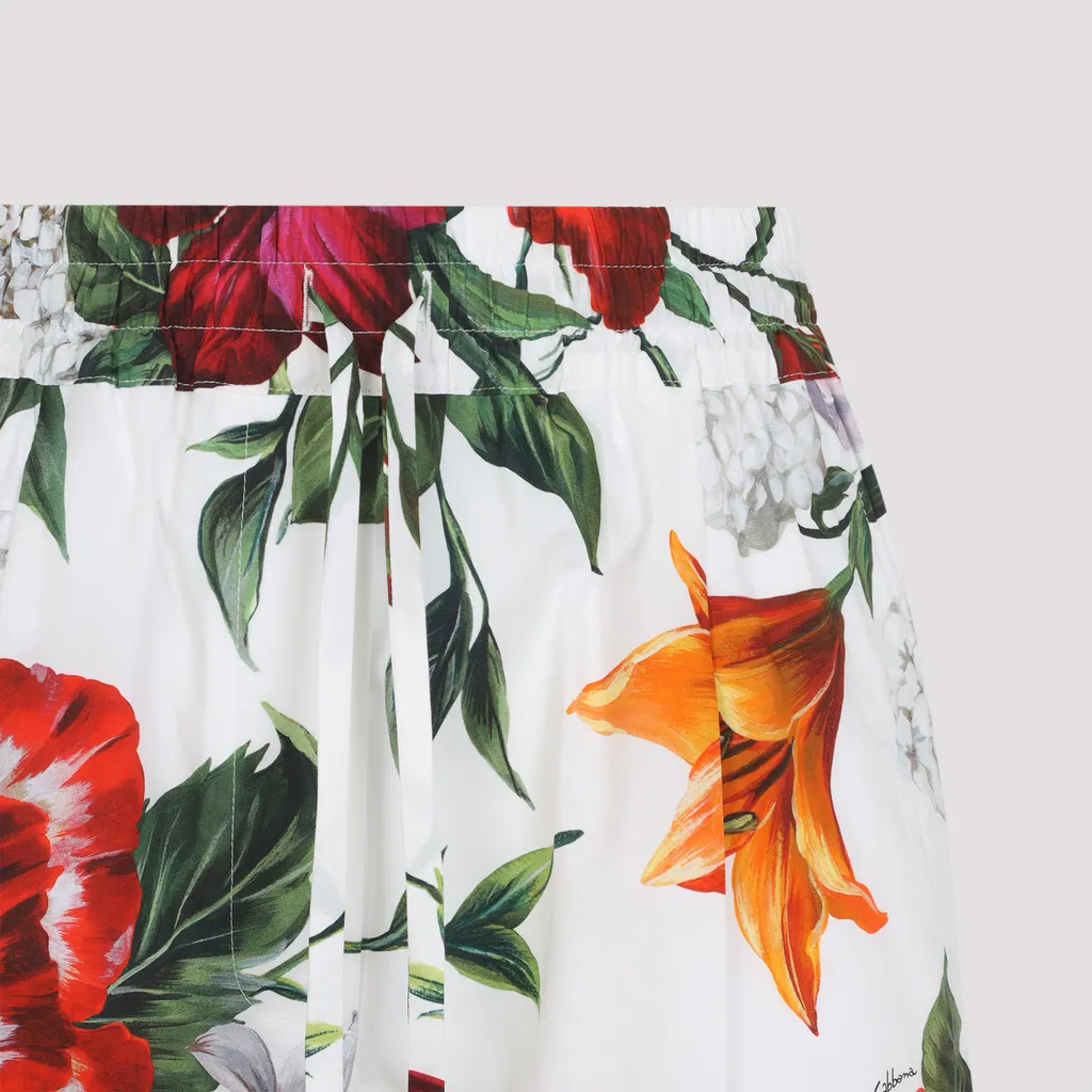 Floral Printed Straight Leg Pants