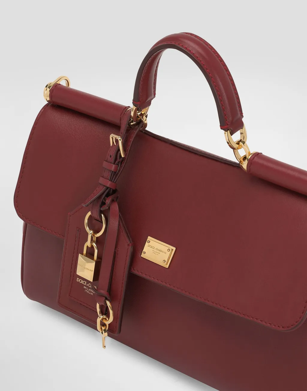 Logo Plaque Medium Sicily Handbag