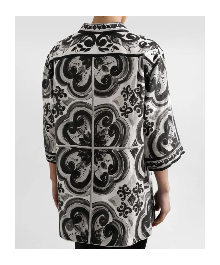 Majolica-Print Shirt
