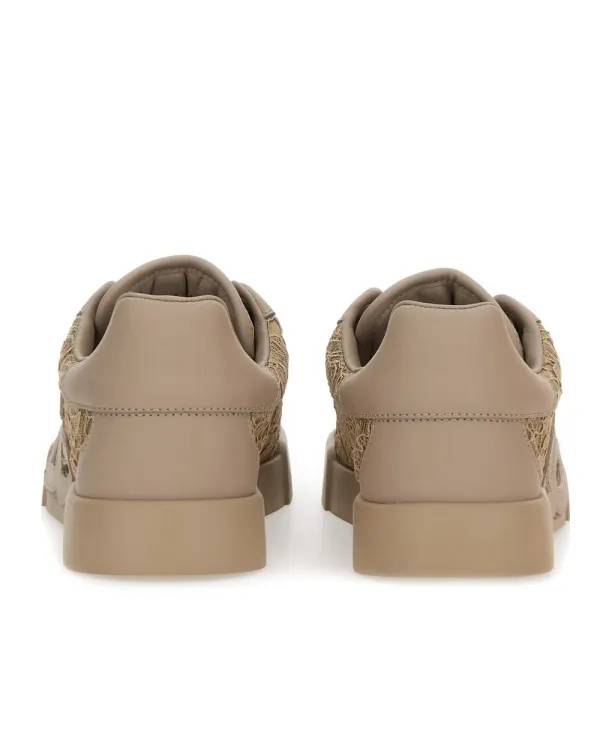 Logo Patch Lace Sneakers