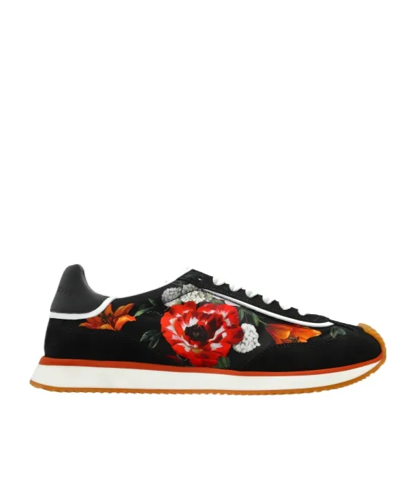 Floral Motif Sports Shoes