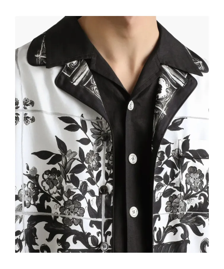 Majolica Printed Twill Shirt