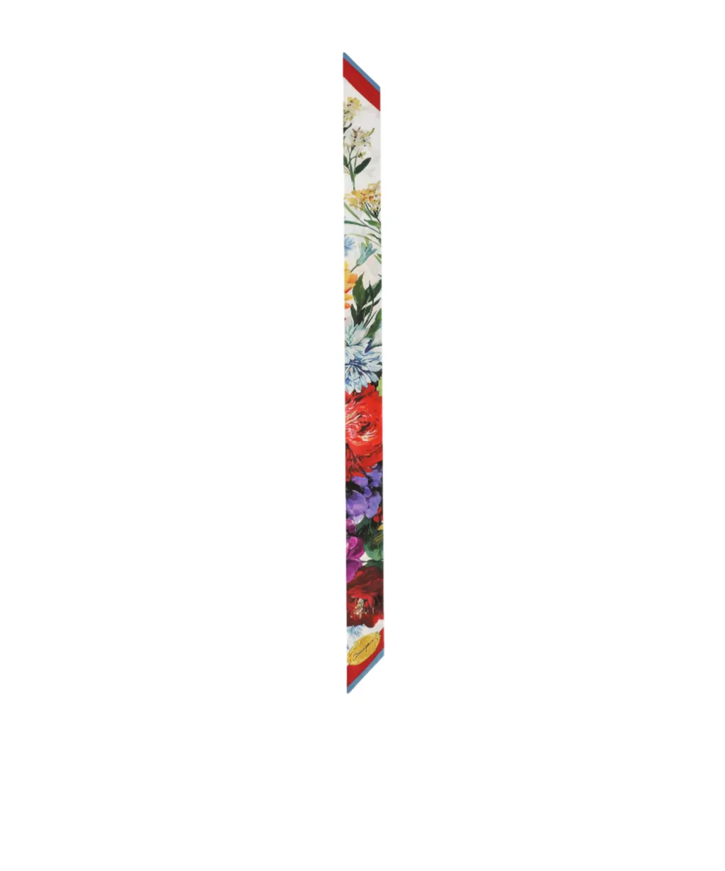 Floral Printed Twill Scarf