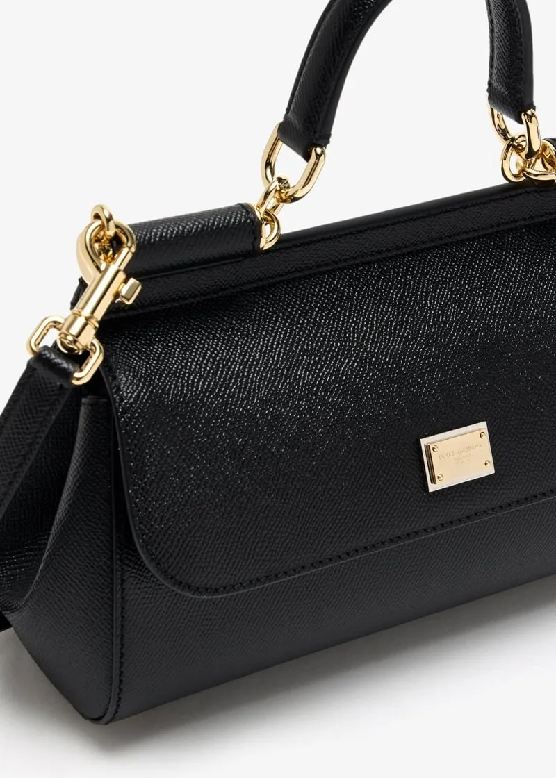 Logo Plaque Medium Sicily Handbag