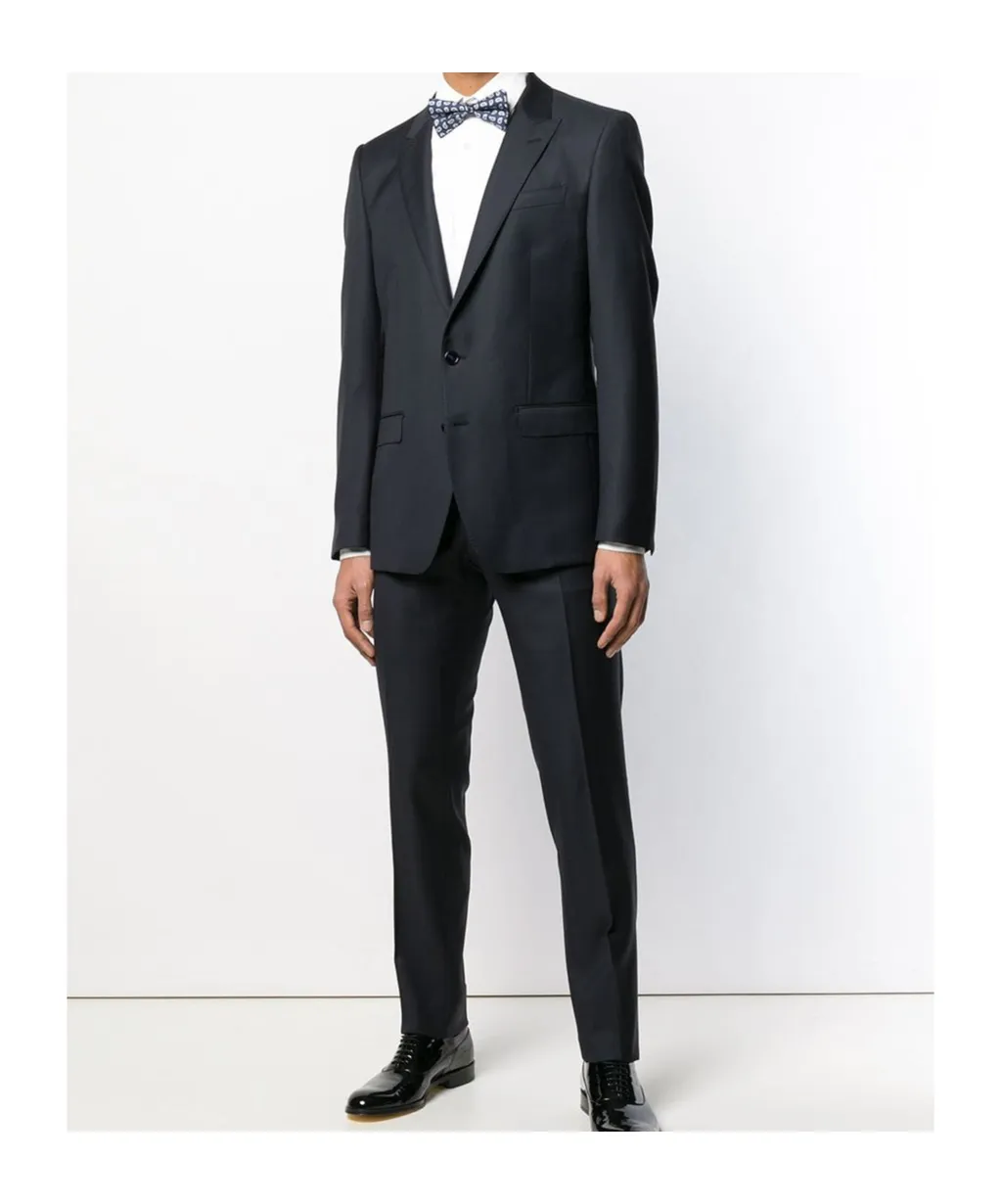 Single-Breasted Virgin Wool Two Piece Suit