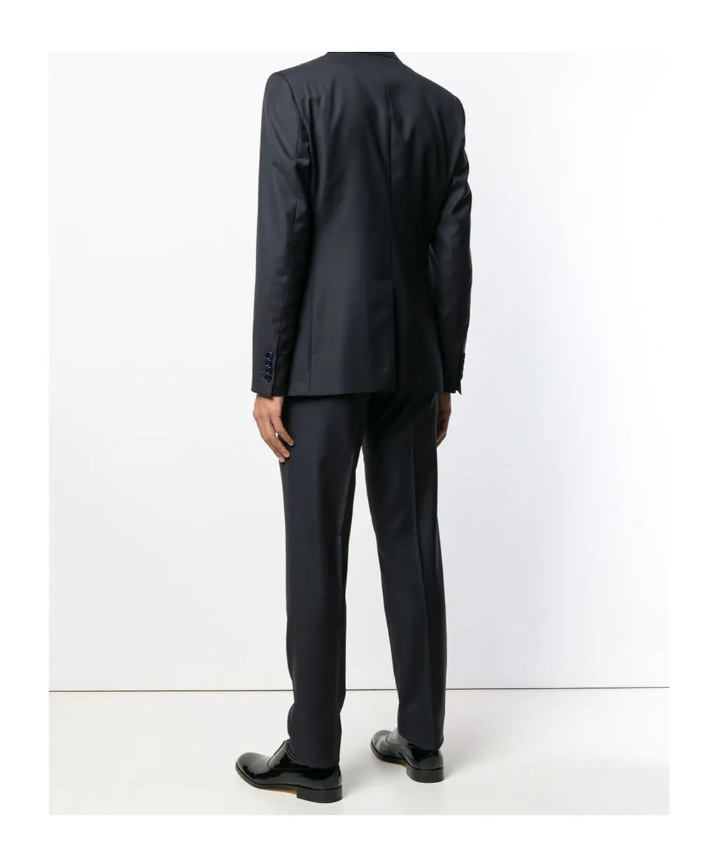 Single-Breasted Virgin Wool Two Piece Suit