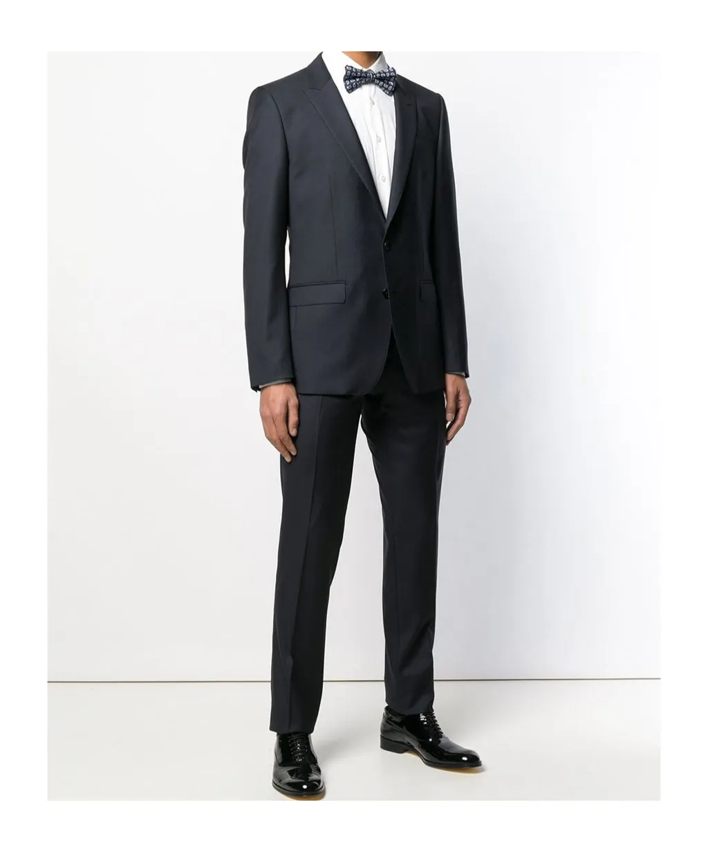 Single-Breasted Virgin Wool Two Piece Suit