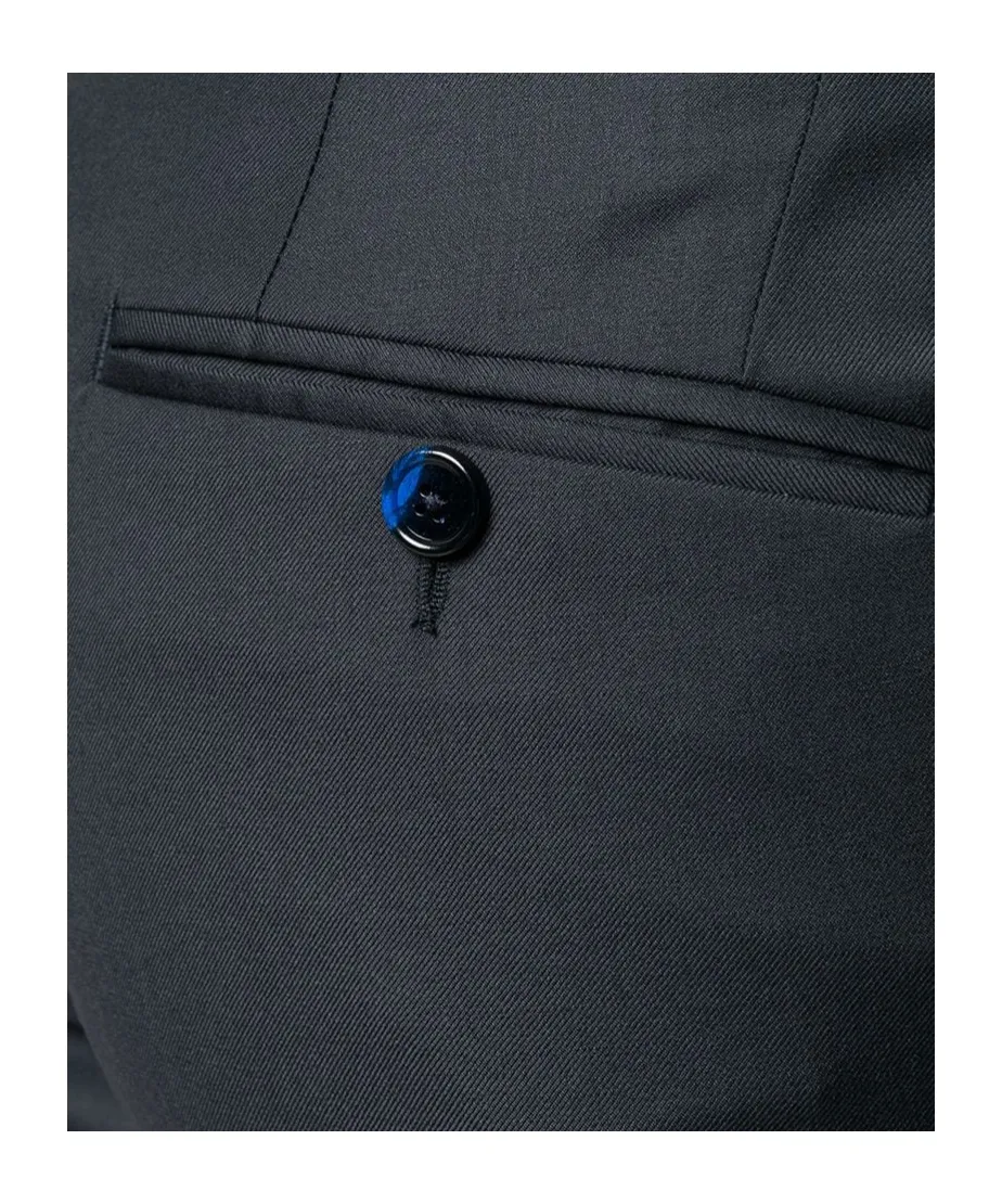 Single-Breasted Virgin Wool Two Piece Suit