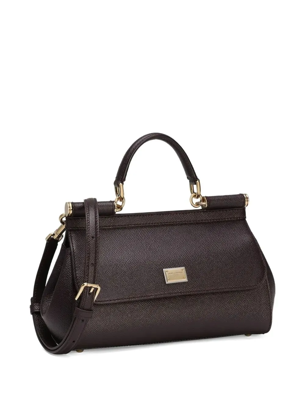 Logo Plaque Medium Sicily Handbag