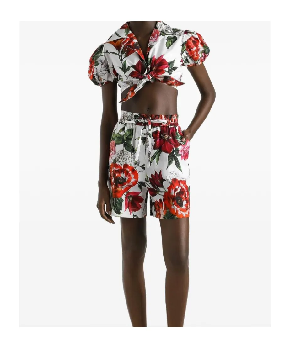 Floral Printed Cropped Top