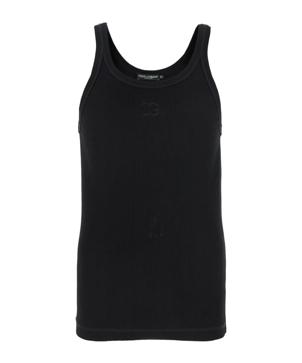 Logo Embroidered Tank Top