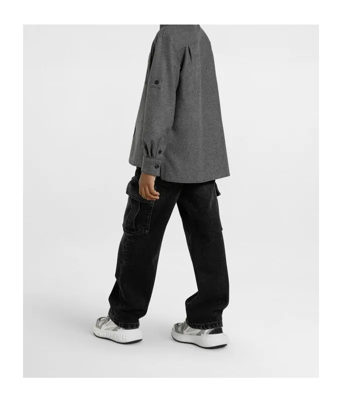Logo-Plaque Cargo Jeans