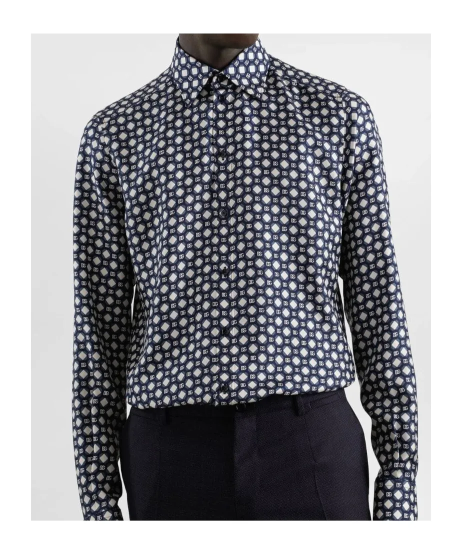 Printed Twill Martini Shirt