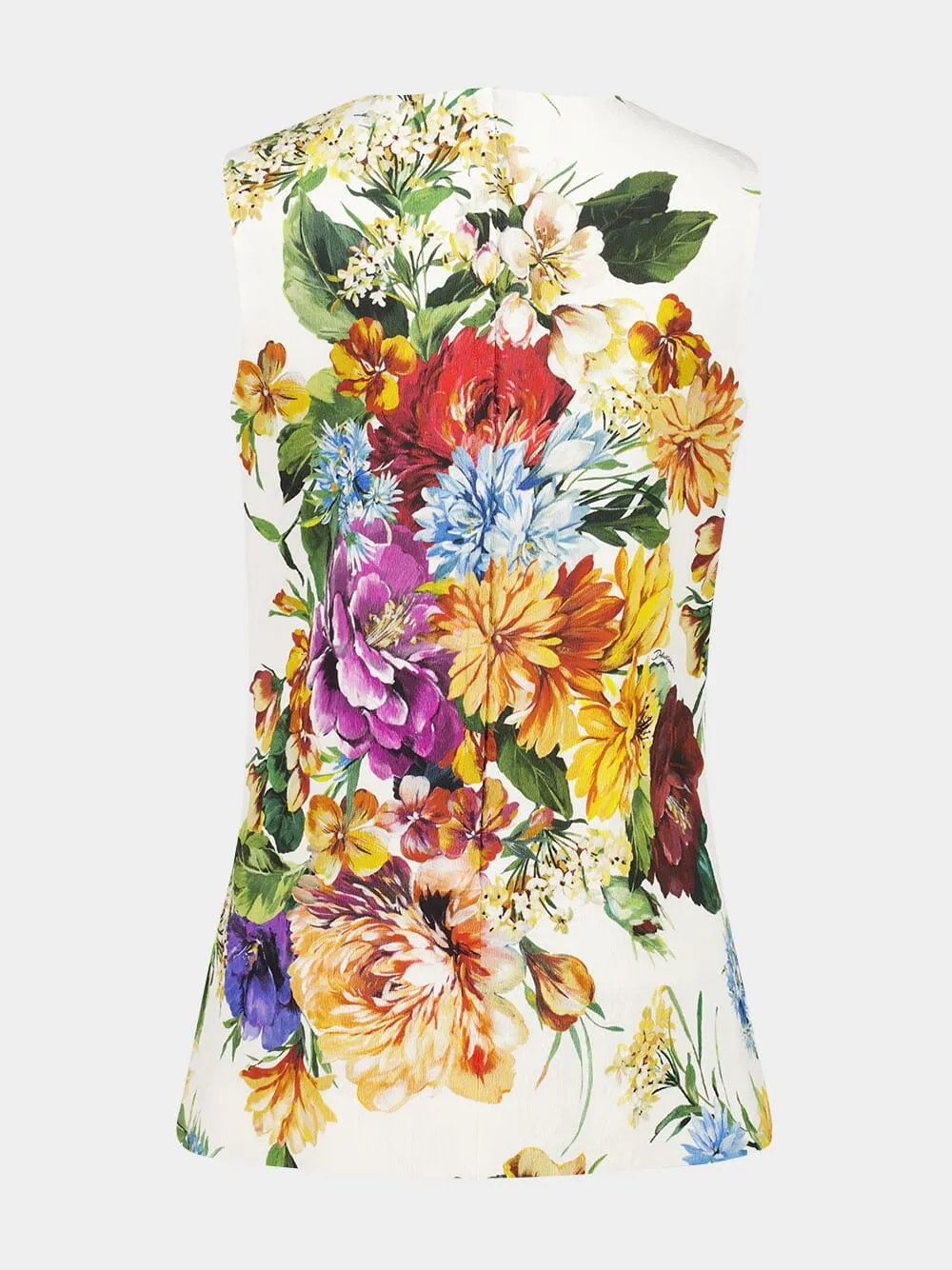Flower Bouquet-Printed Top