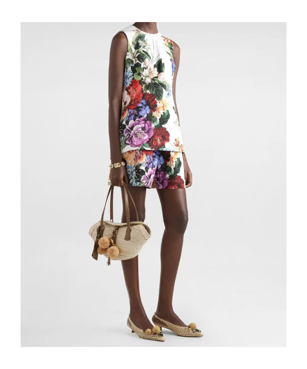Flower Bouquet-Printed Top