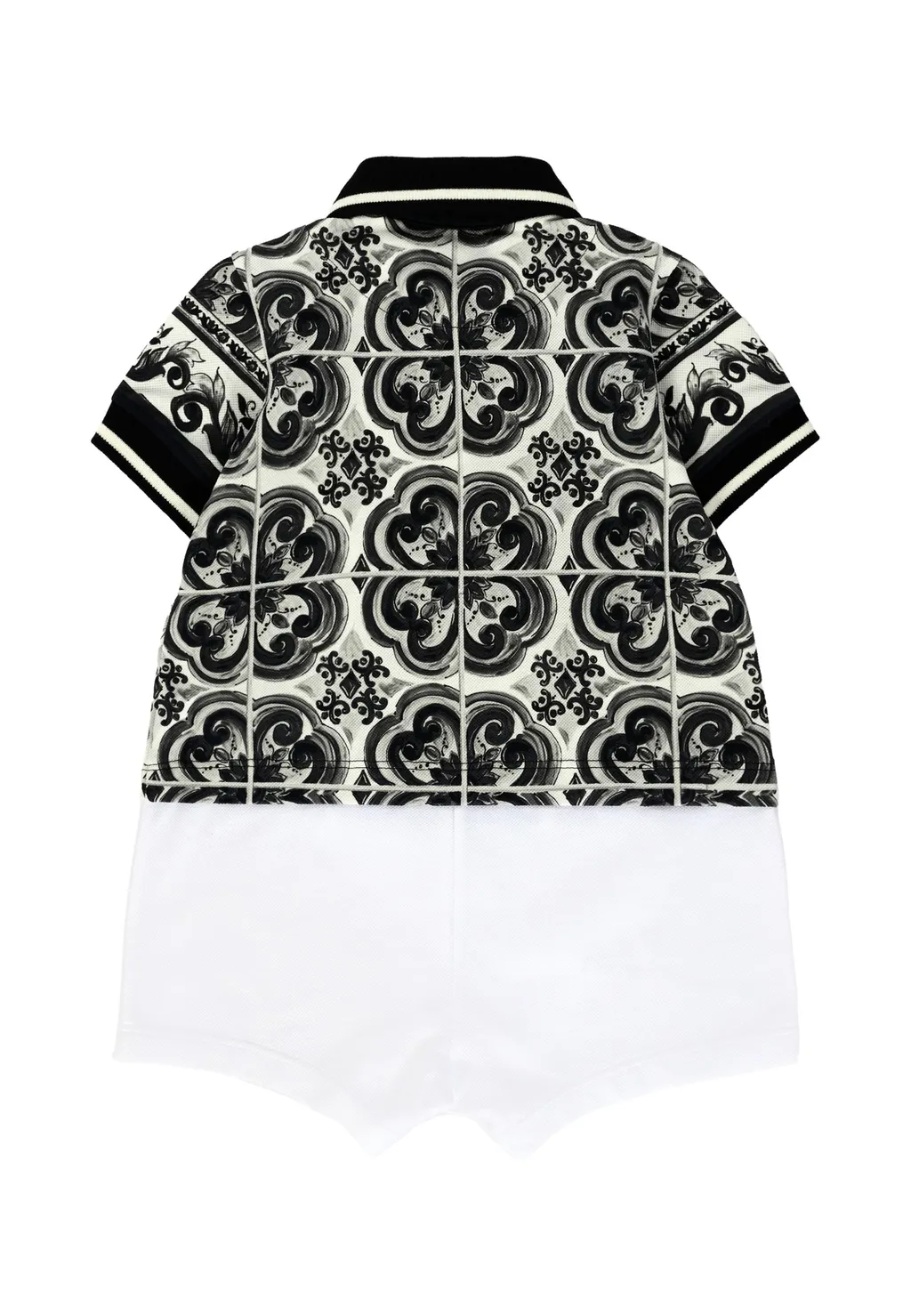 Printed Cotton Romper