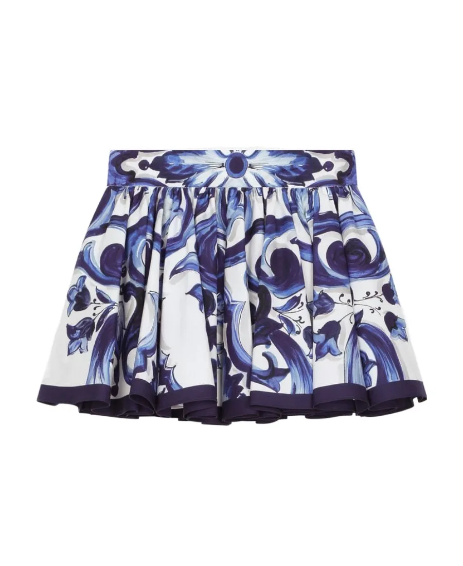 All-Over Graphic-Print Skirt