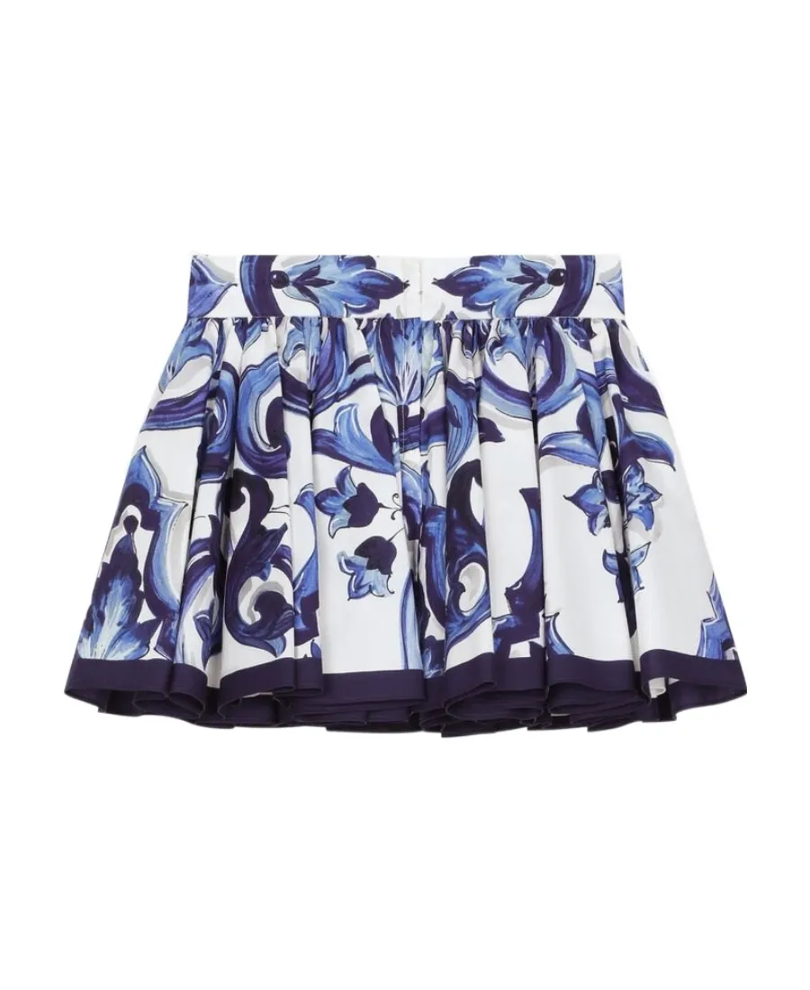 All-Over Graphic-Print Skirt