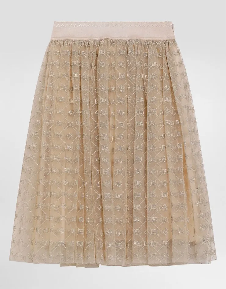 Silk Midi Skirt