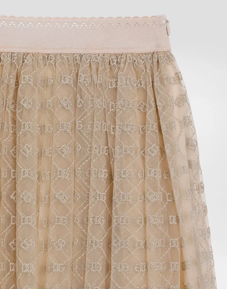 Silk Midi Skirt