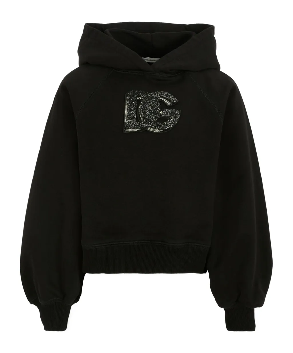 Crystal-Embellished Hoodie