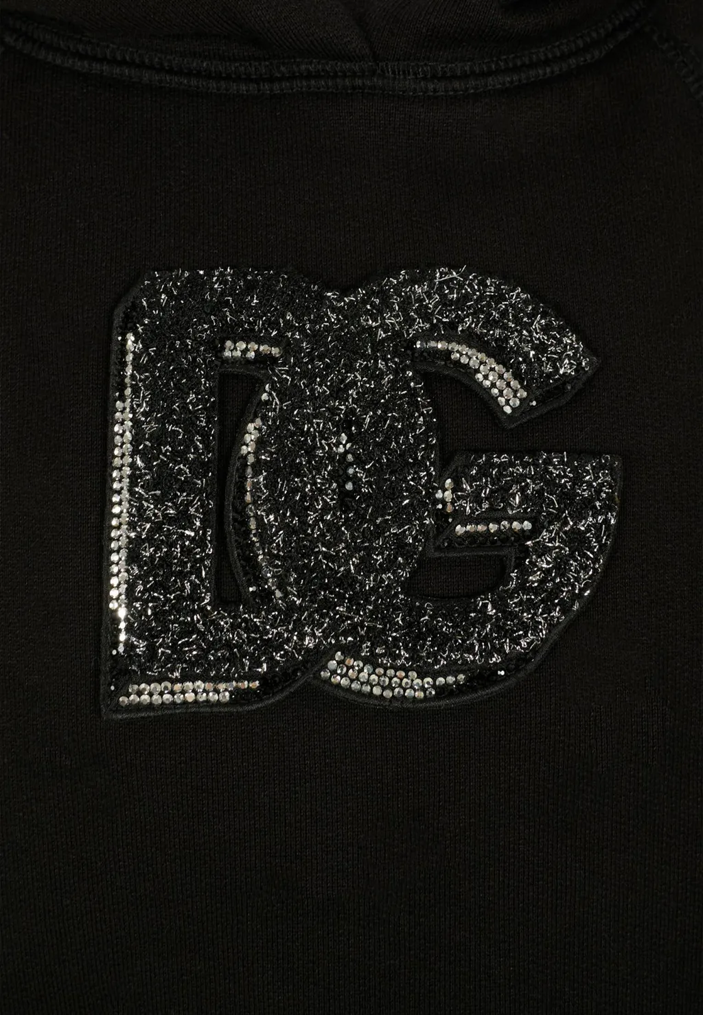 Crystal-Embellished Hoodie
