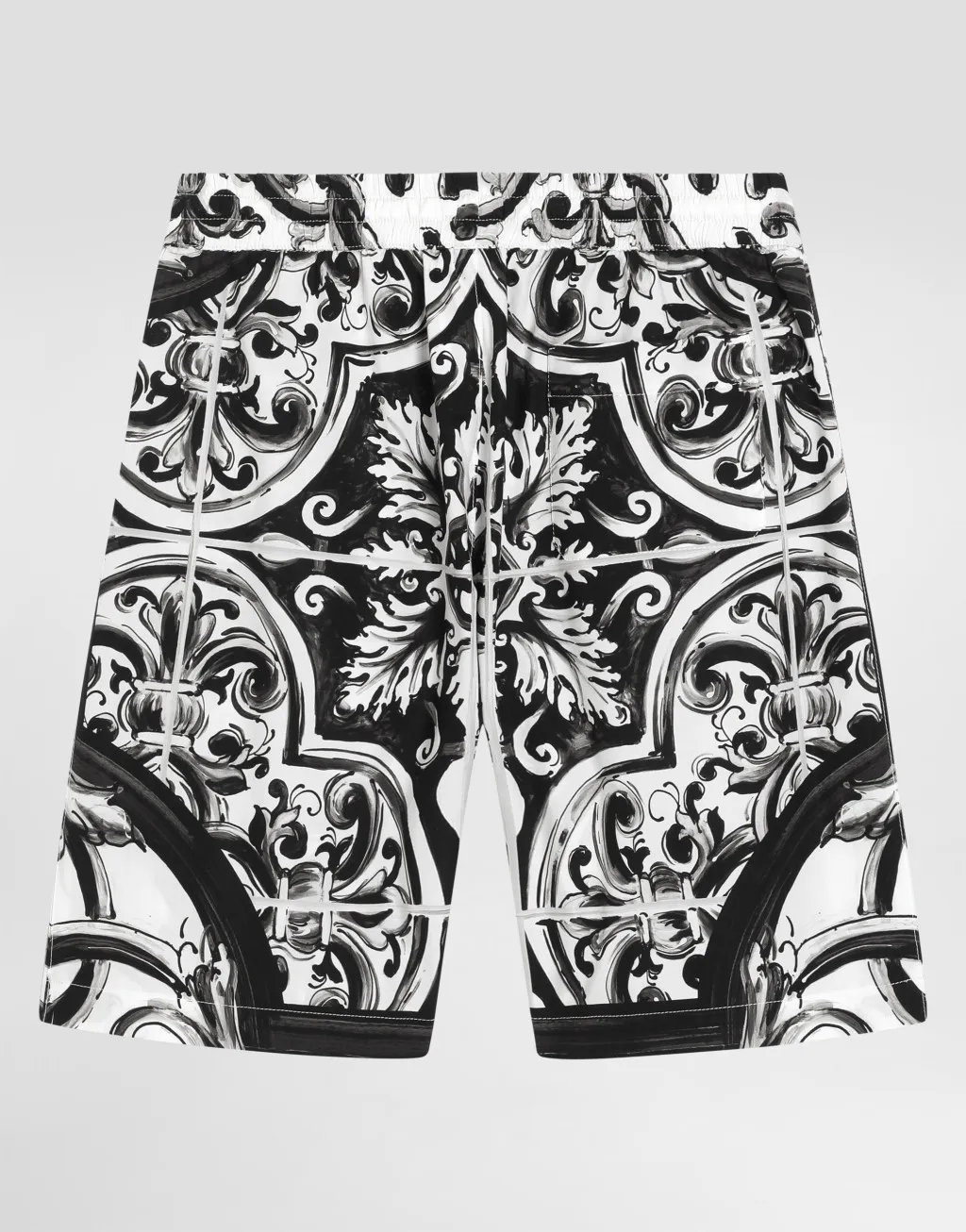 Maiolica-Print Shorts