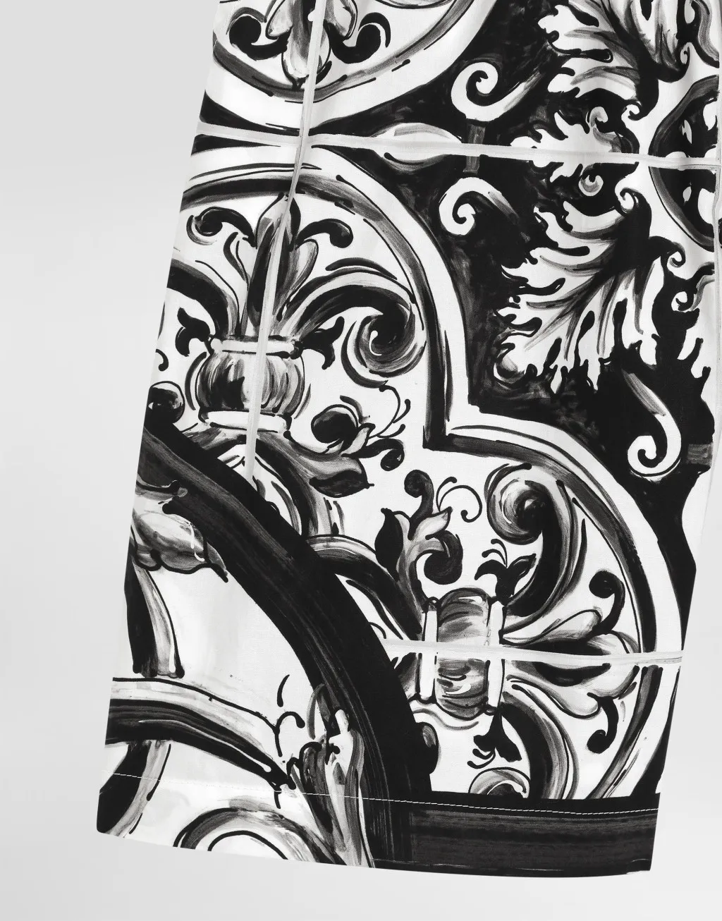 Maiolica-Print Shorts