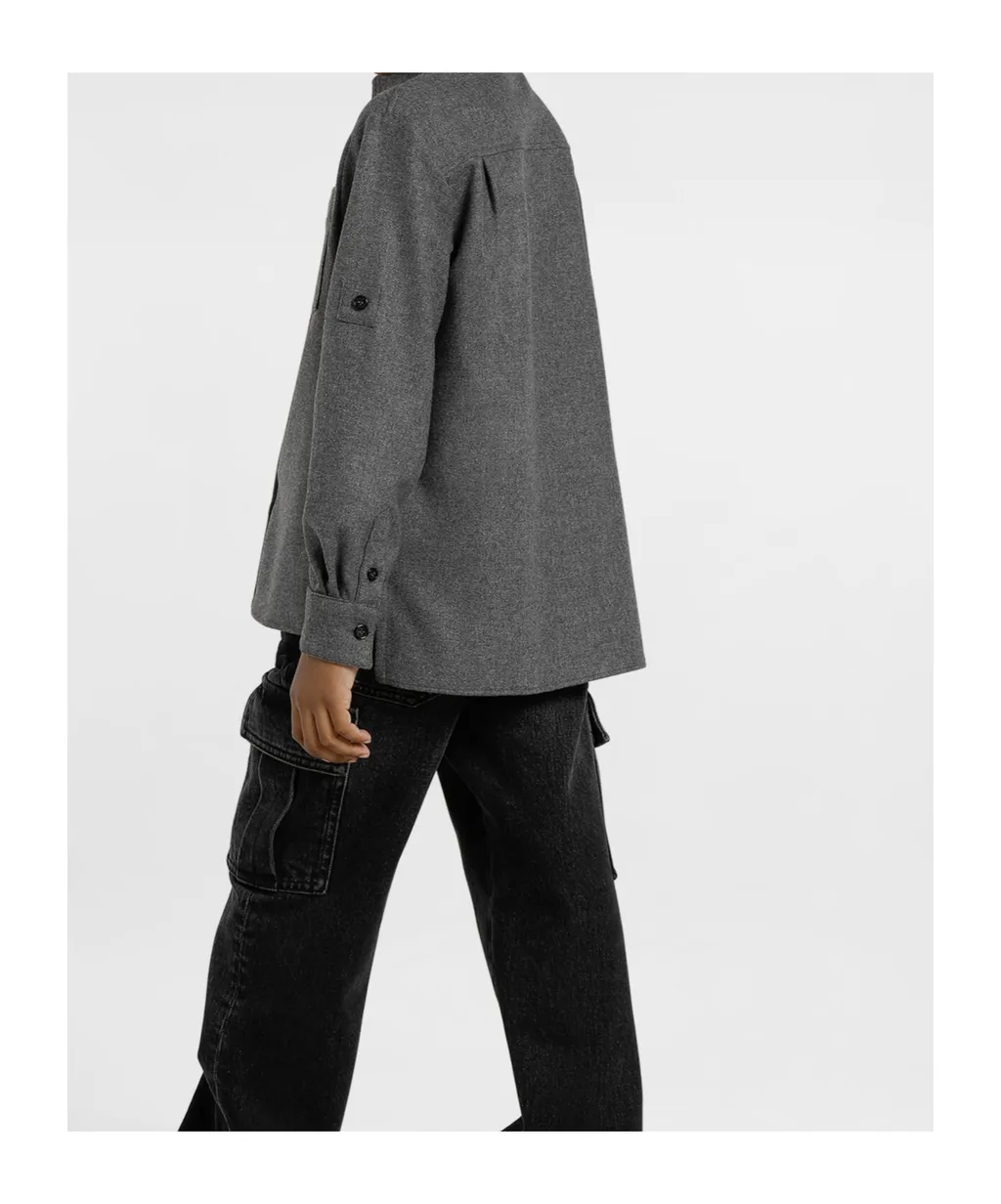 Double-Pocket Logo Shirt