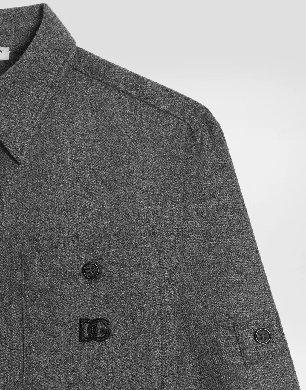 Double-Pocket Logo Shirt