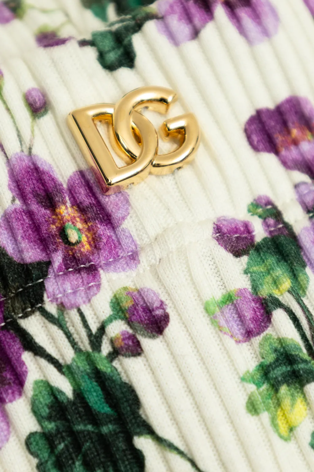 Floral-Printed Flared Trousers